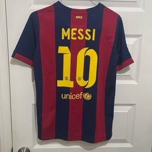 2014 authentic Nike Barça Messi #10 jersey. In splendid condition!